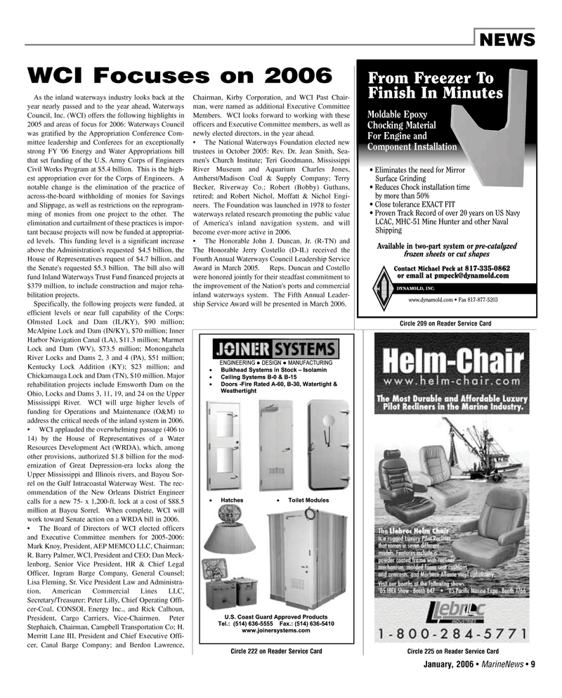 Marine News Magazine, page 9,  Jan 2, 2006