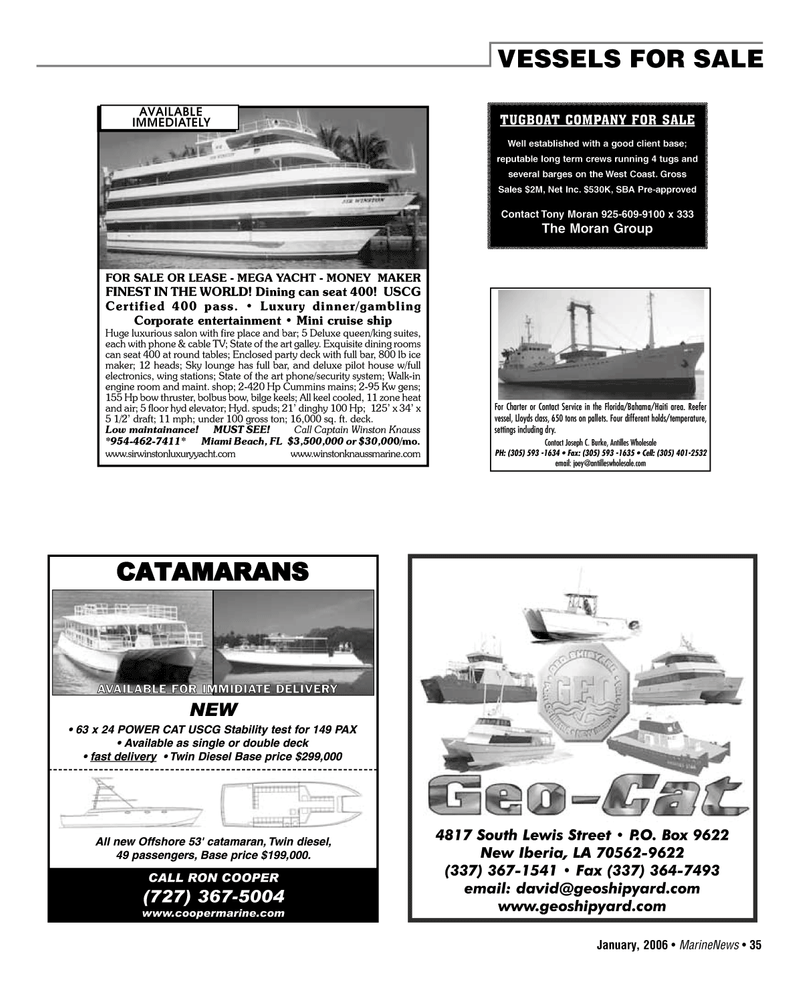 Marine News Magazine, page 35,  Jan 2, 2006