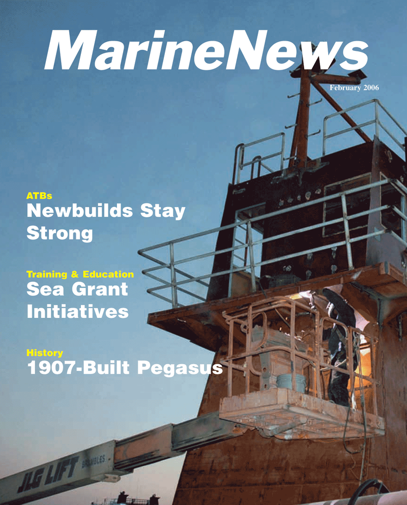 Marine News Magazine Cover Feb 2006 - The Training & Education Edition