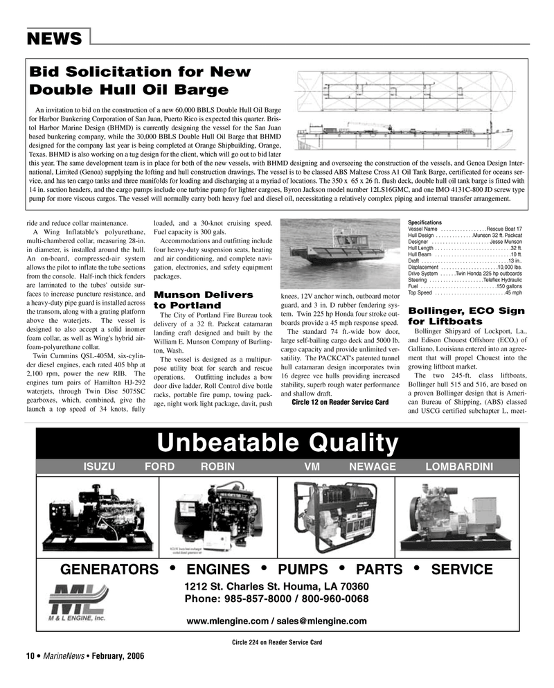 Marine News Magazine, page 10,  Feb 2006