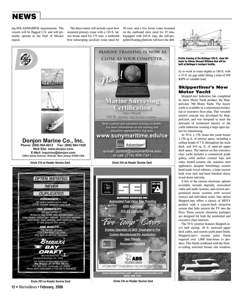 Marine News Magazine, page 12,  Feb 2006