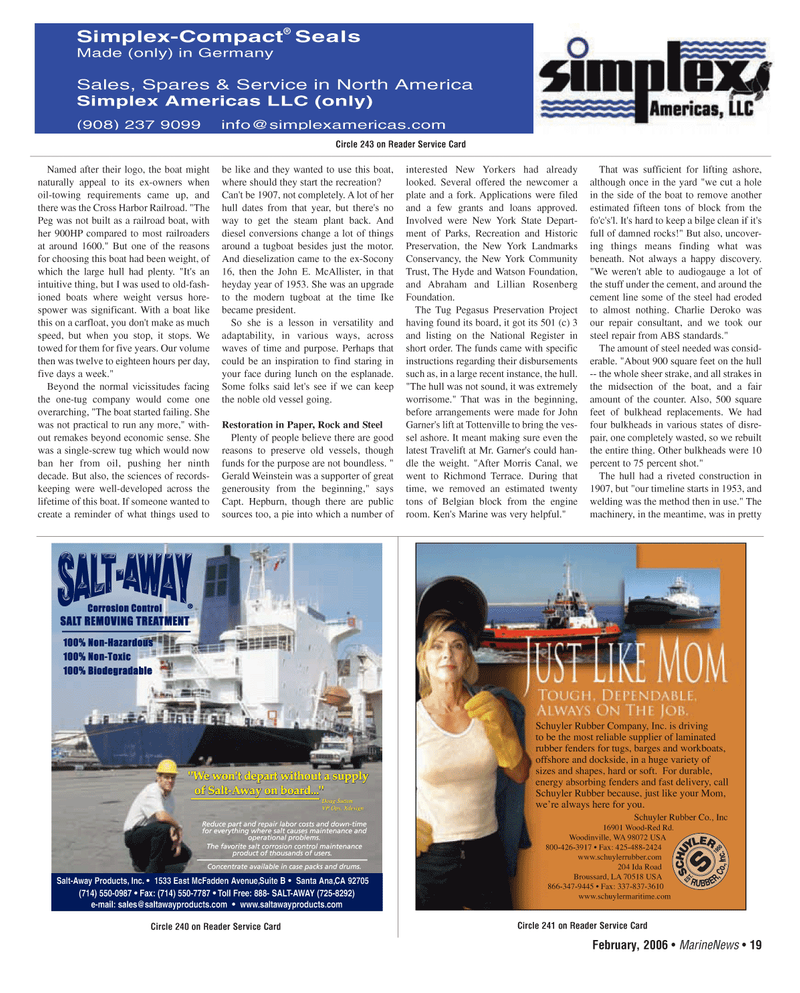 Marine News Magazine, page 19,  Feb 2006