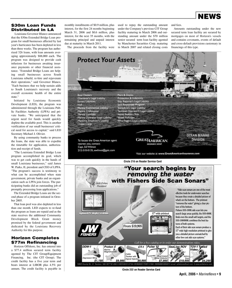 Marine News Magazine, page 9,  Apr 2006