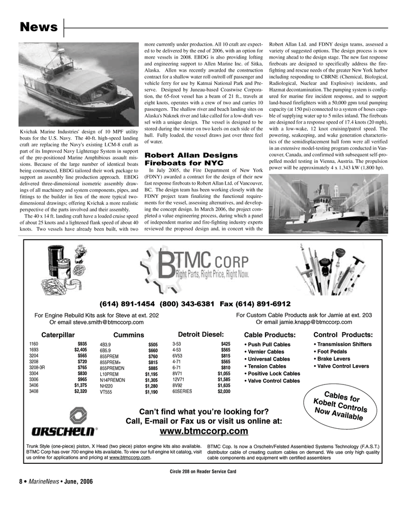 Marine News Magazine, page 8,  Jun 2006