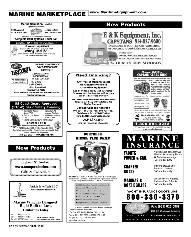 Marine News Magazine, page 62,  Jun 2006