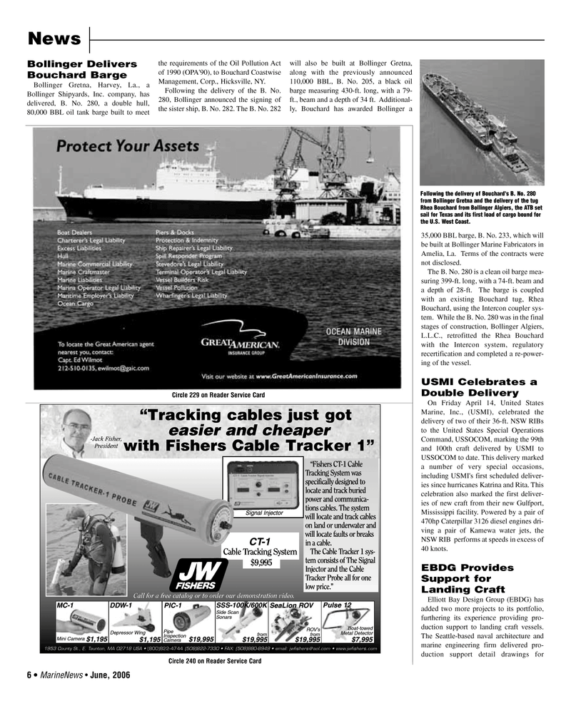 Marine News Magazine, page 6,  Jun 2006
