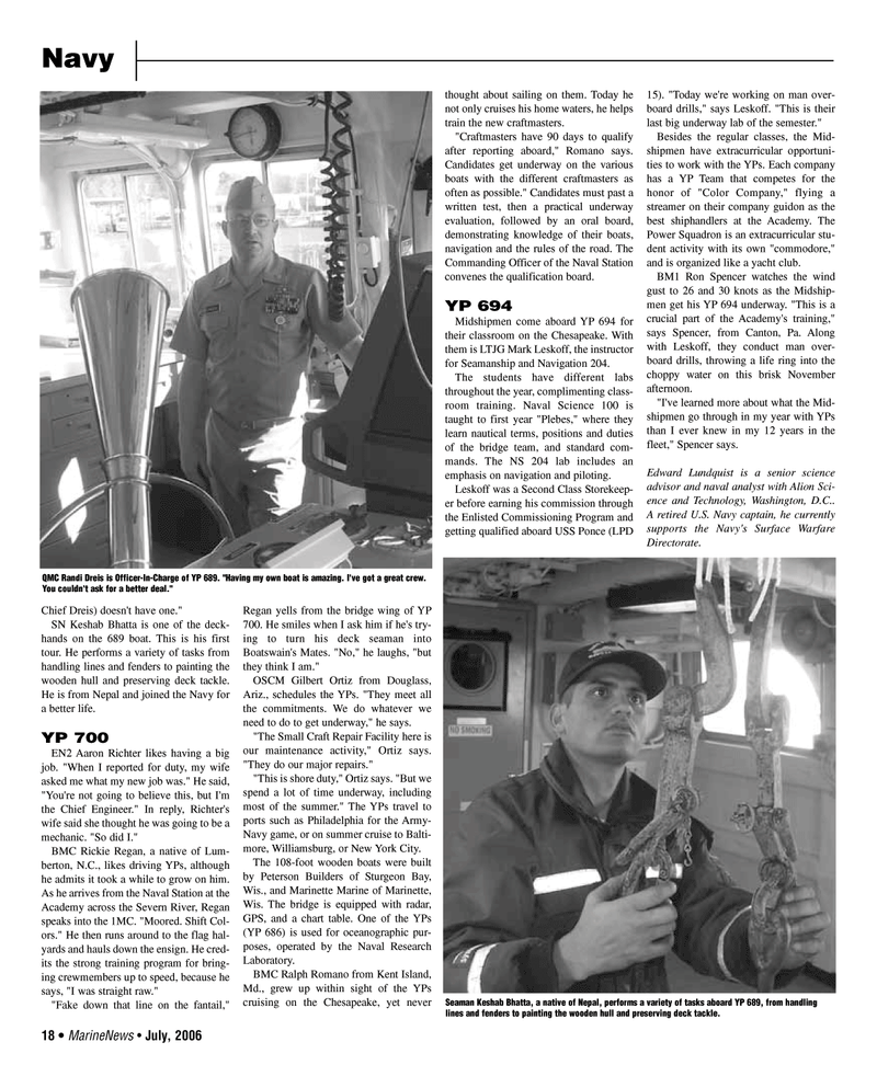 Marine News Magazine, page 18,  Jul 2006