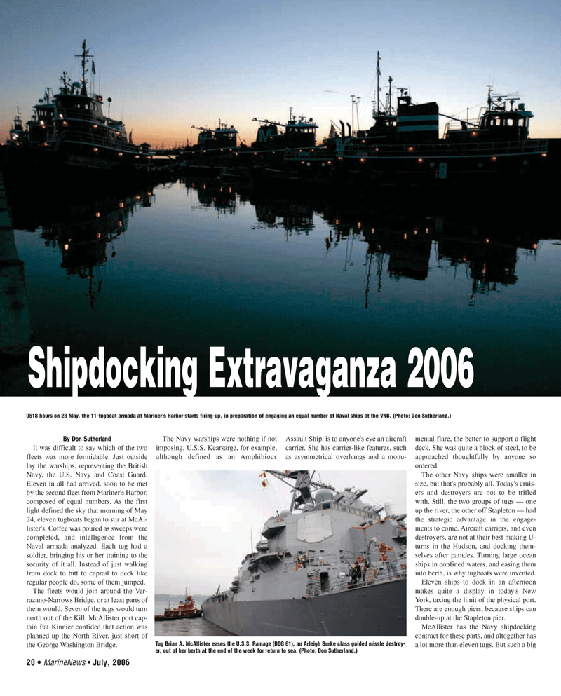 Marine News Magazine, page 20,  Jul 2006