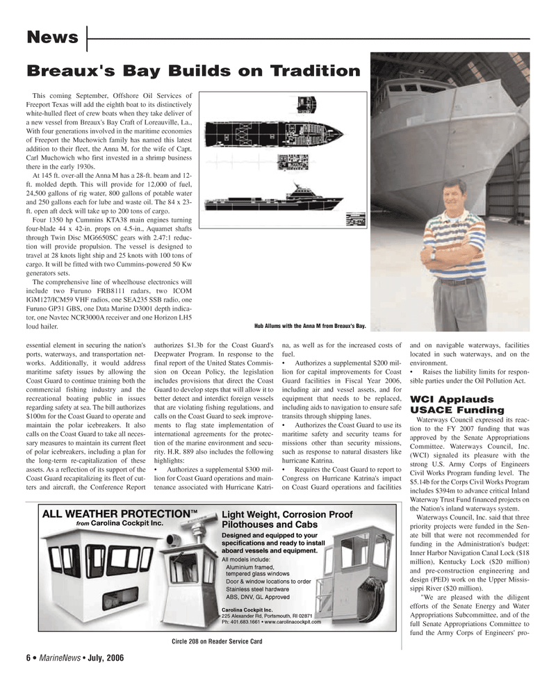 Marine News Magazine, page 6,  Jul 2006