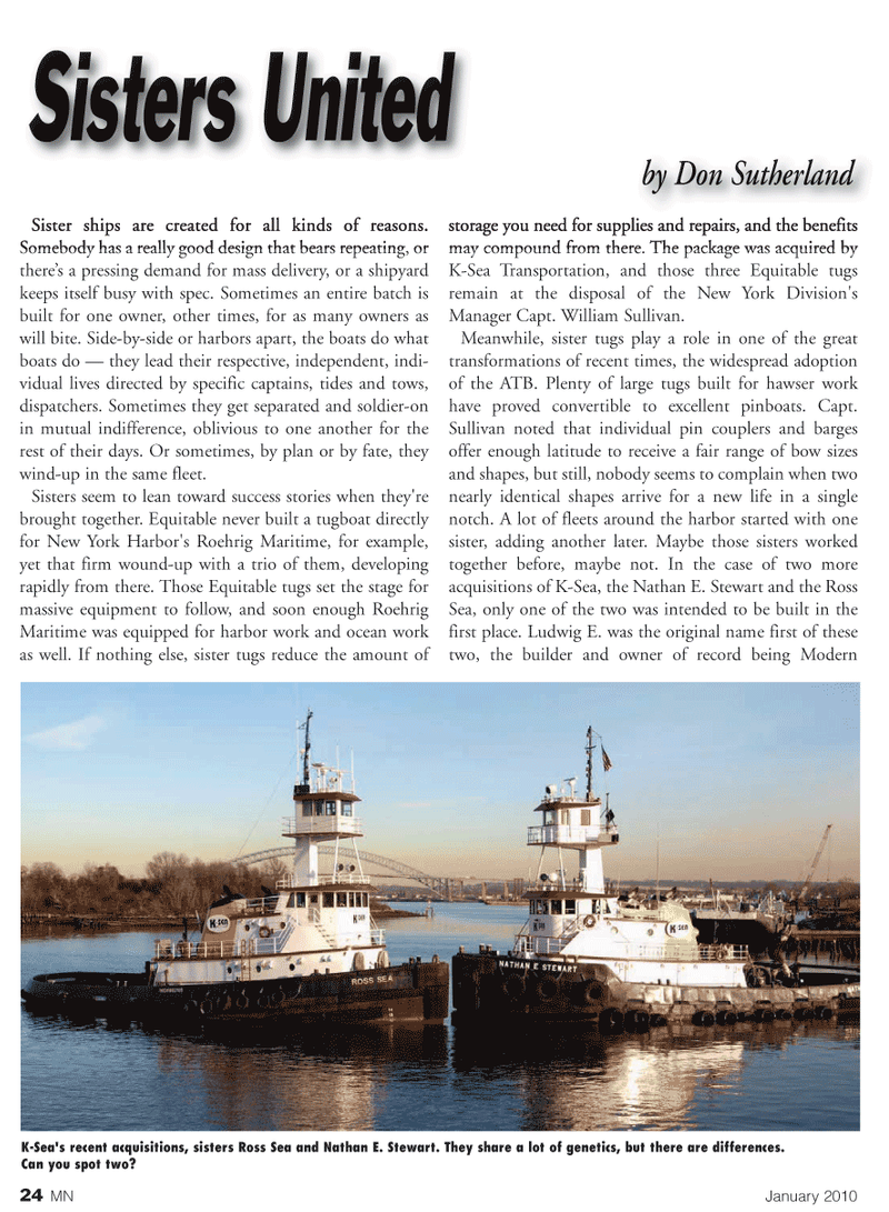 Marine News Magazine, page 24,  Jan 2, 2010