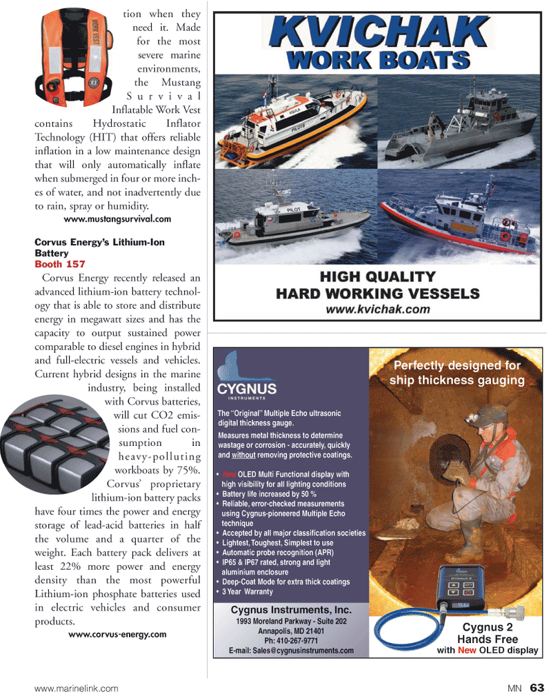 Marine News Magazine, page 63,  Nov 2010