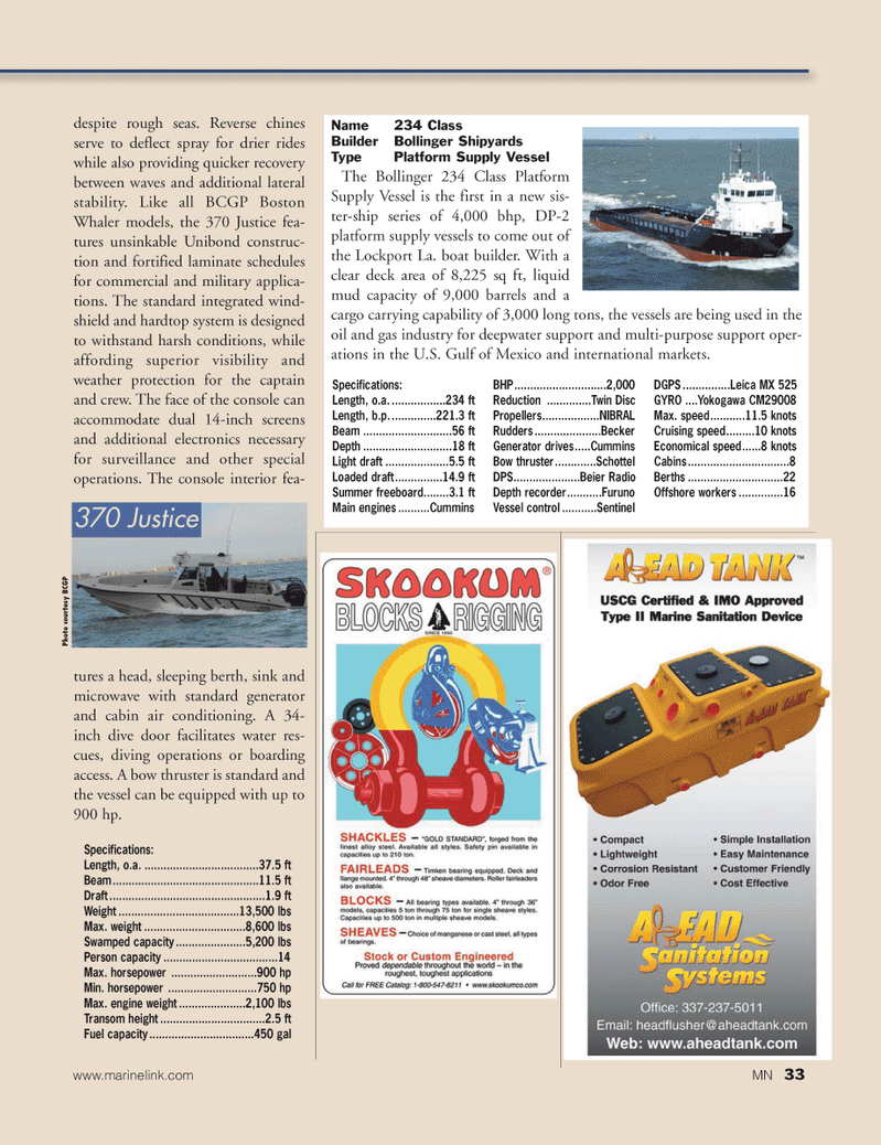 Marine News Magazine, page 33,  Dec 2010