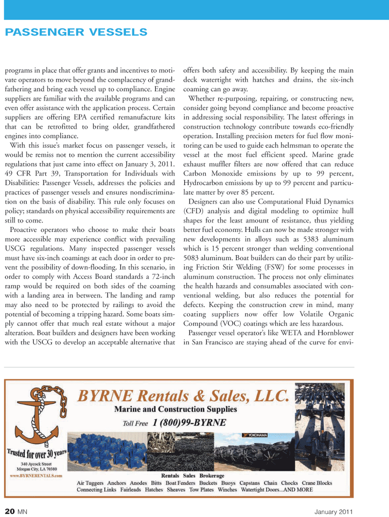 Marine News Magazine, page 20,  Jan 2011