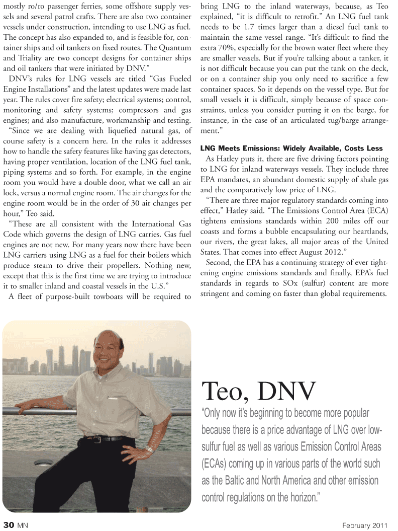 Marine News Magazine, page 30,  Feb 2011