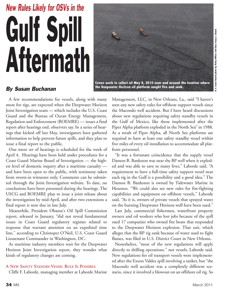 Marine News Magazine, page 34,  Mar 2011