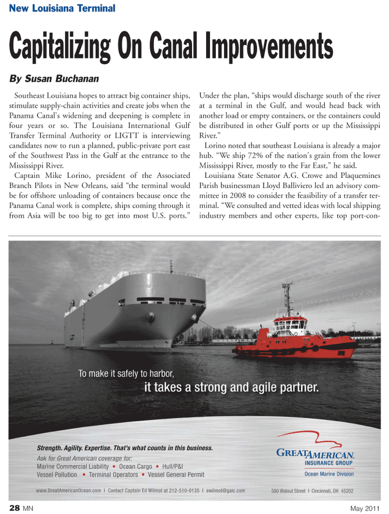 Marine News Magazine, page 28,  May 2011