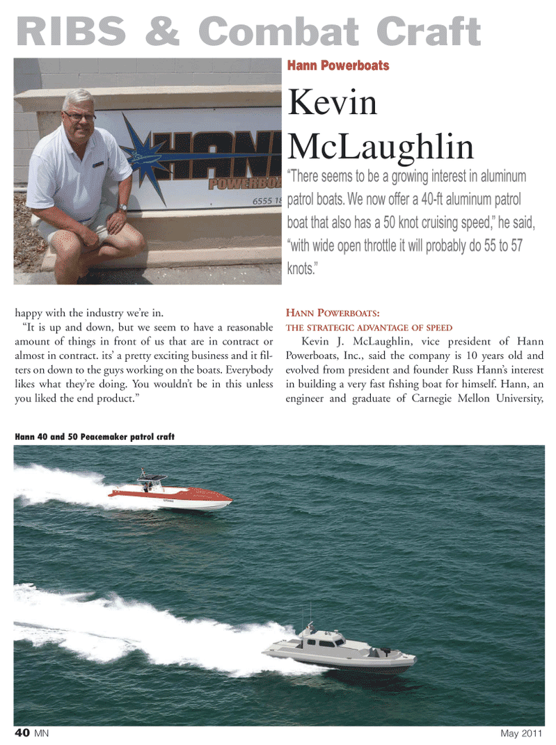 Marine News Magazine, page 40,  May 2011