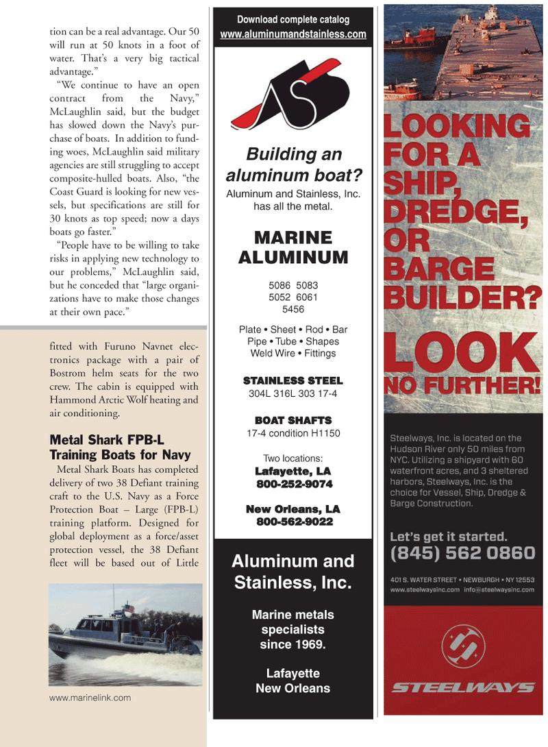 Marine News Magazine, page 43,  May 2011
