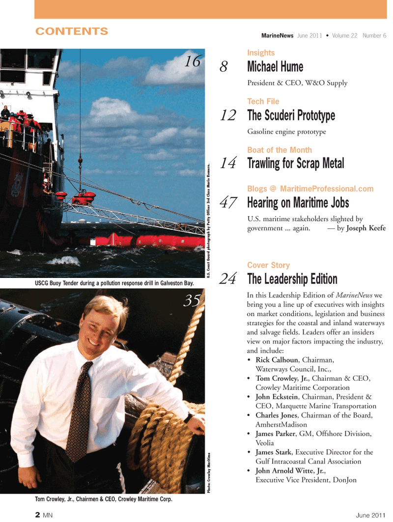 Marine News Magazine, page 2,  Jun 2011