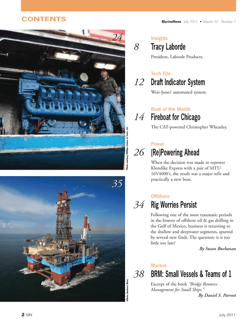Marine News Magazine, page 2,  Jul 2011