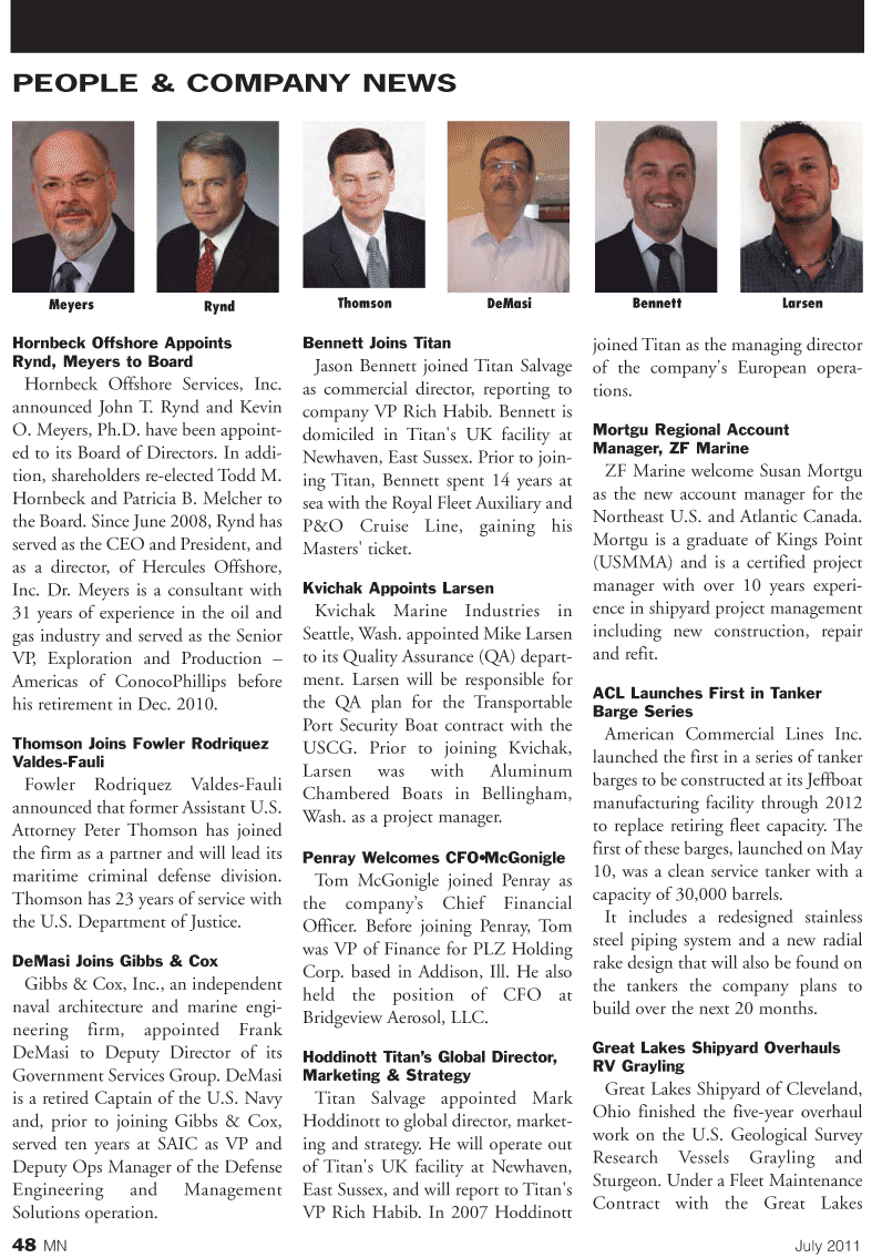 Marine News Magazine, page 48,  Jul 2011