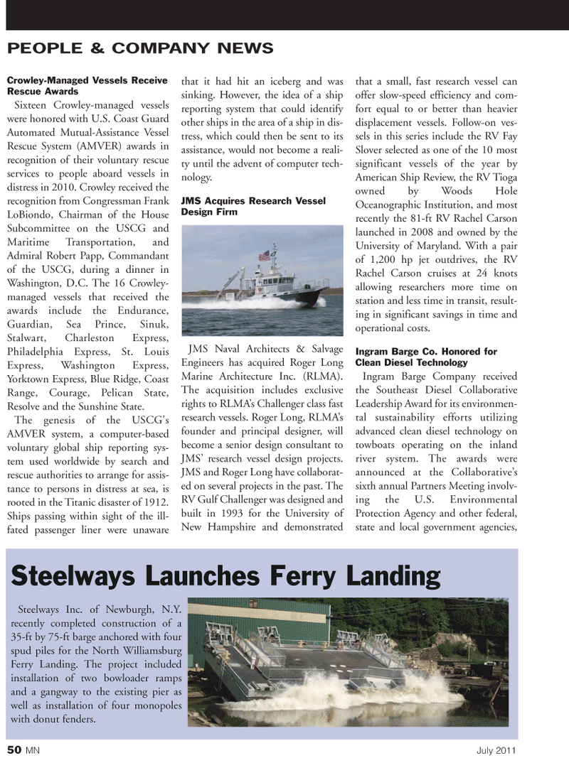 Marine News Magazine, page 50,  Jul 2011
