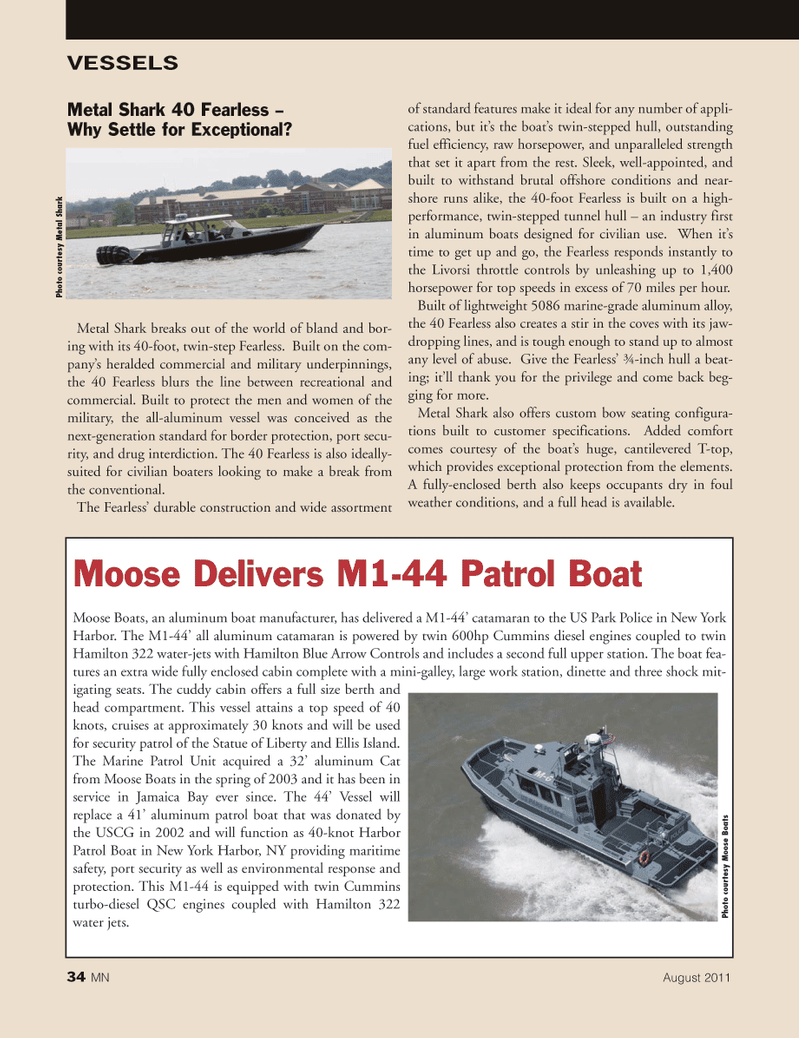 Marine News Magazine, page 34,  Aug 2011