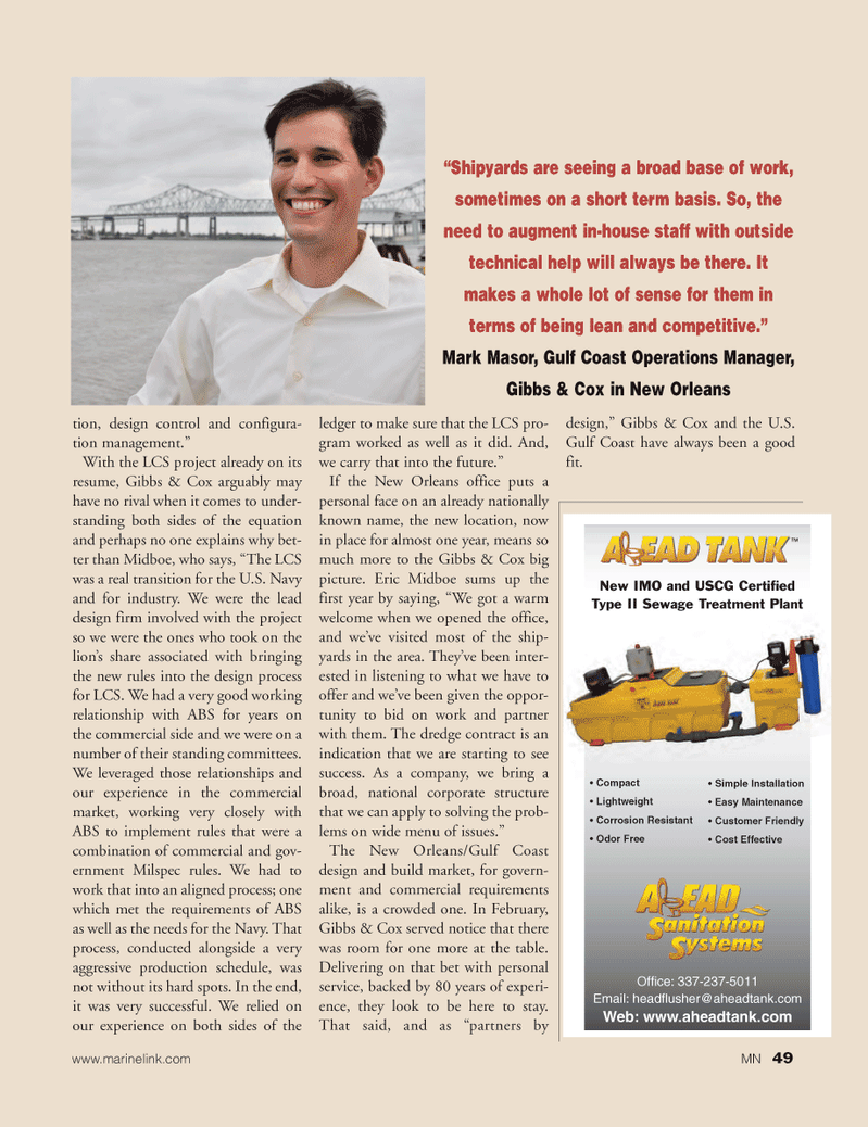 Marine News Magazine, page 49,  Oct 2011