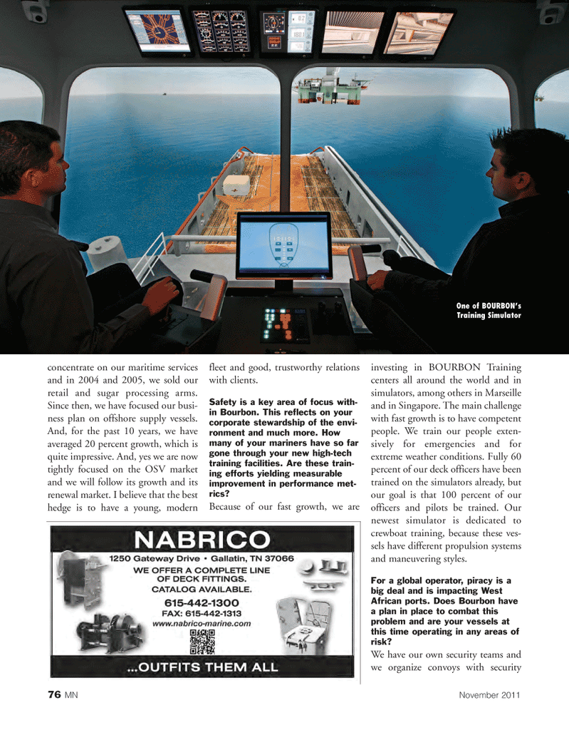 Marine News Magazine, page 76,  Nov 2011