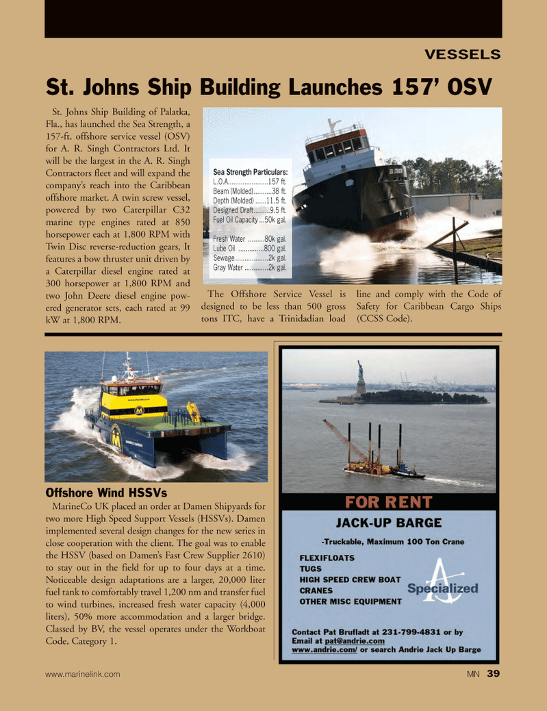 Marine News Magazine, page 39,  Feb 2012
