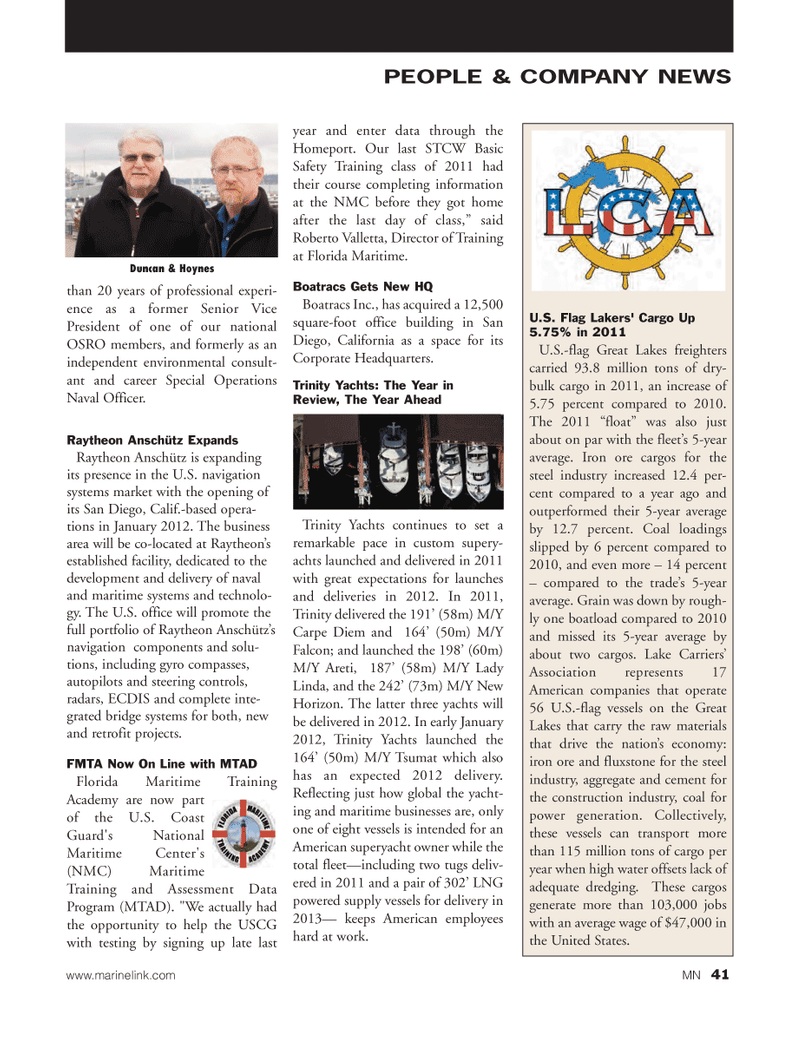 Marine News Magazine, page 41,  Feb 2012