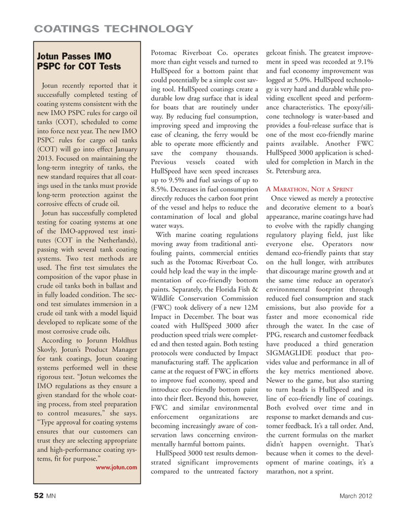 Marine News Magazine, page 52,  Mar 2012