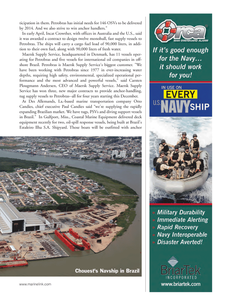 Marine News Magazine, page 39,  May 2012