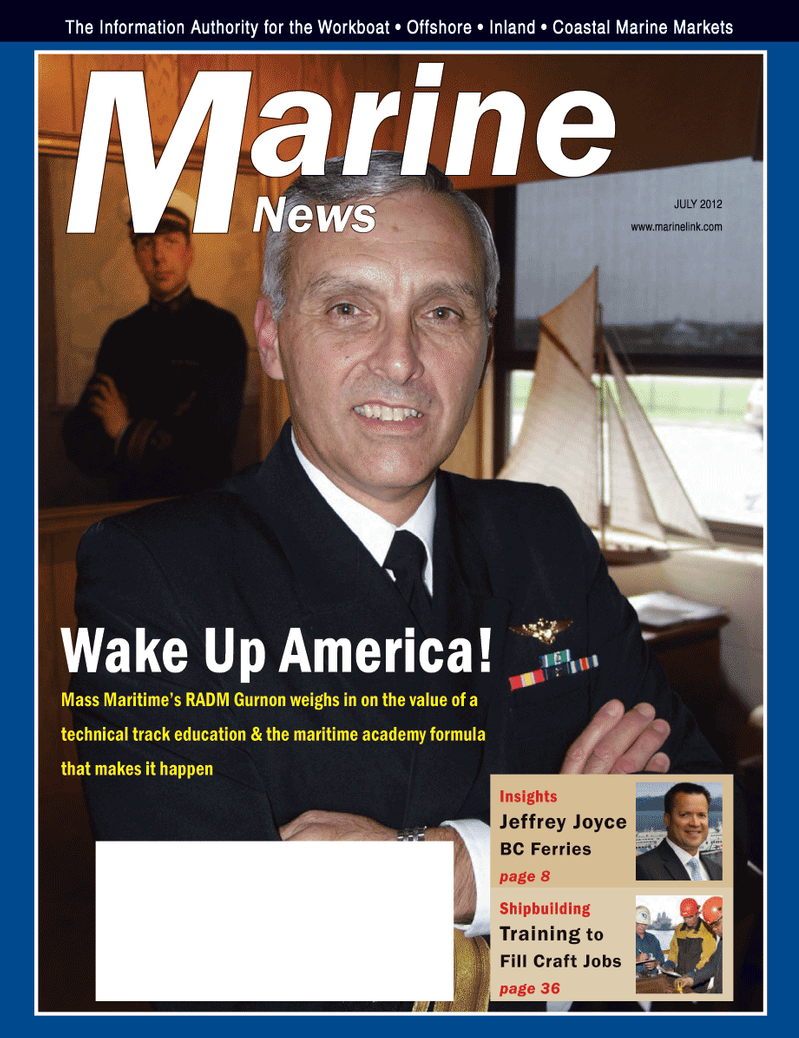 Marine News Magazine Cover Jul 2012 - Propulsion Technology