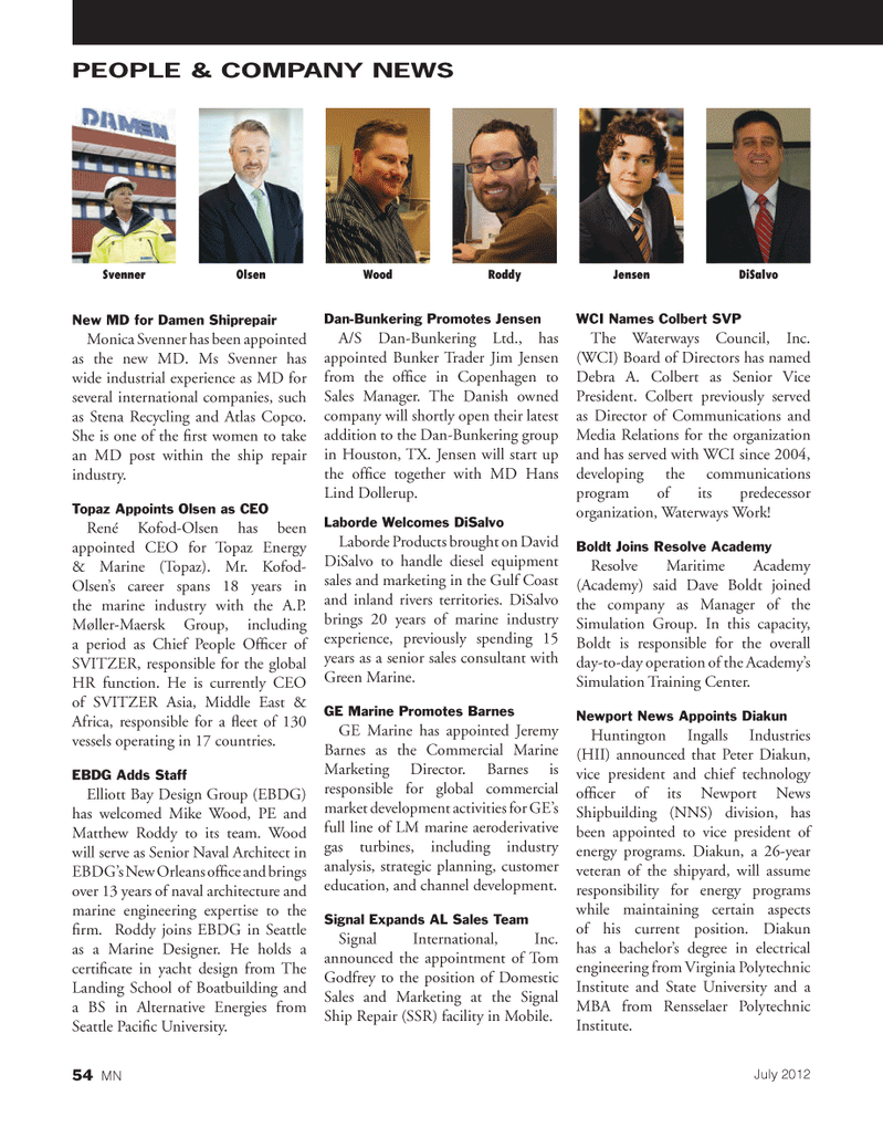 Marine News Magazine, page 54,  Jul 2012