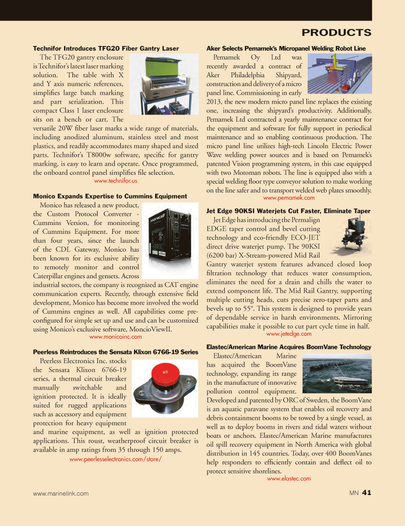 Marine News Magazine, page 41,  Sep 2012