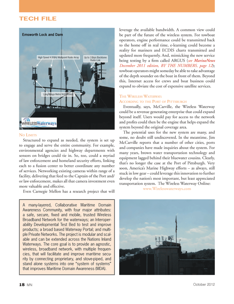 Marine News Magazine, page 18,  Oct 2012