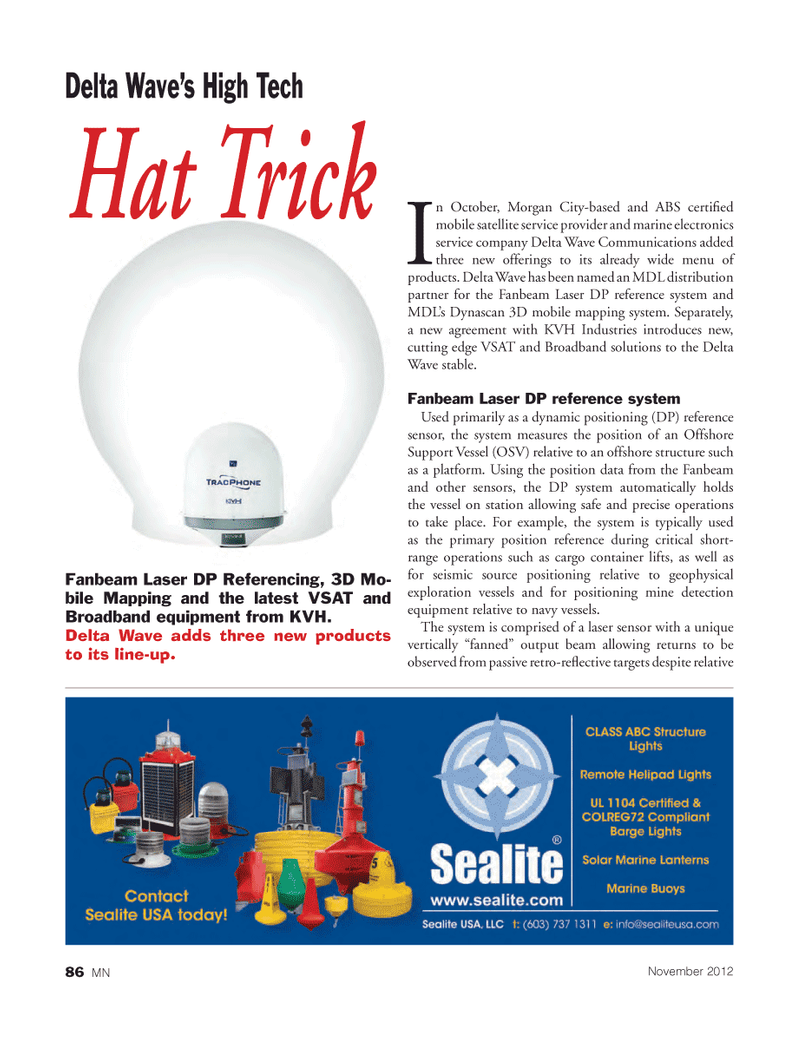Marine News Magazine, page 86,  Nov 2012