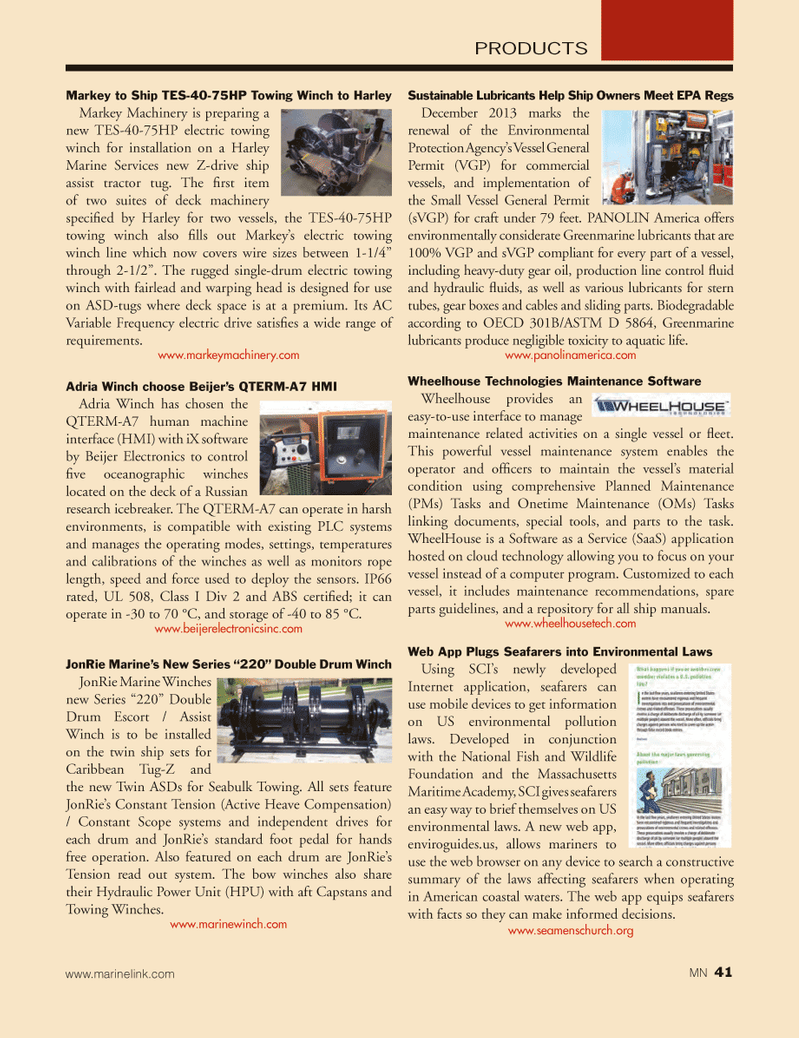 Marine News Magazine, page 41,  Feb 2013