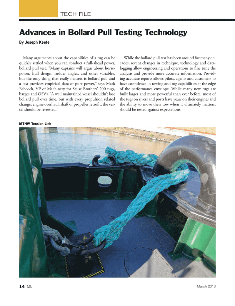 Marine News Magazine, page 14,  Mar 2013