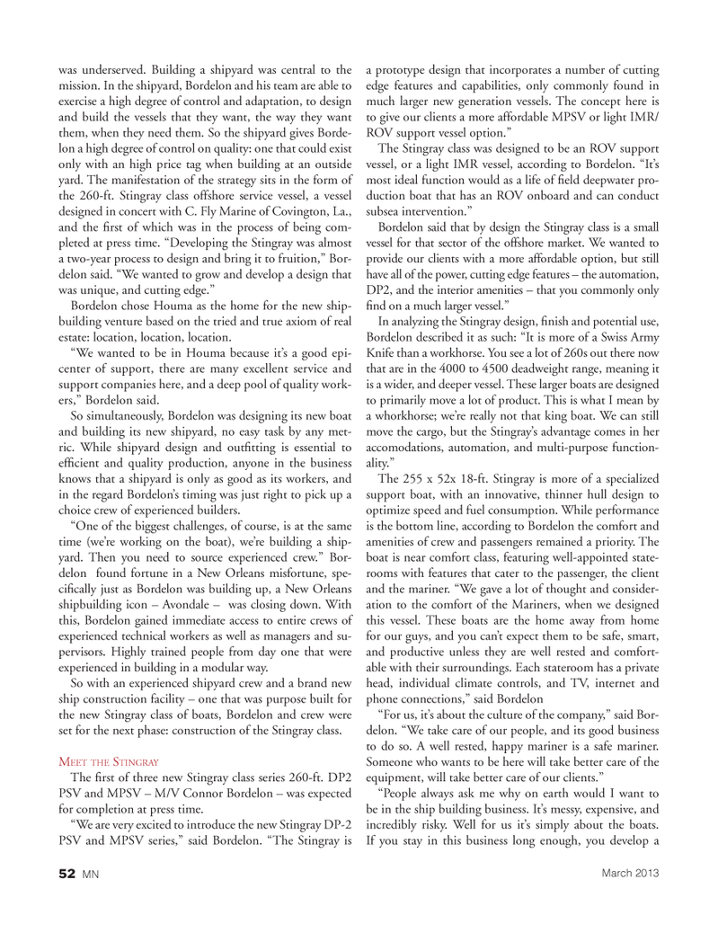 Marine News Magazine, page 52,  Mar 2013