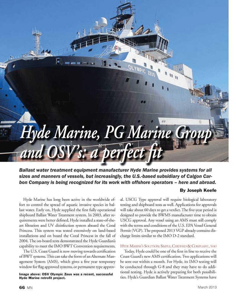 Marine News Magazine, page 66,  Mar 2013