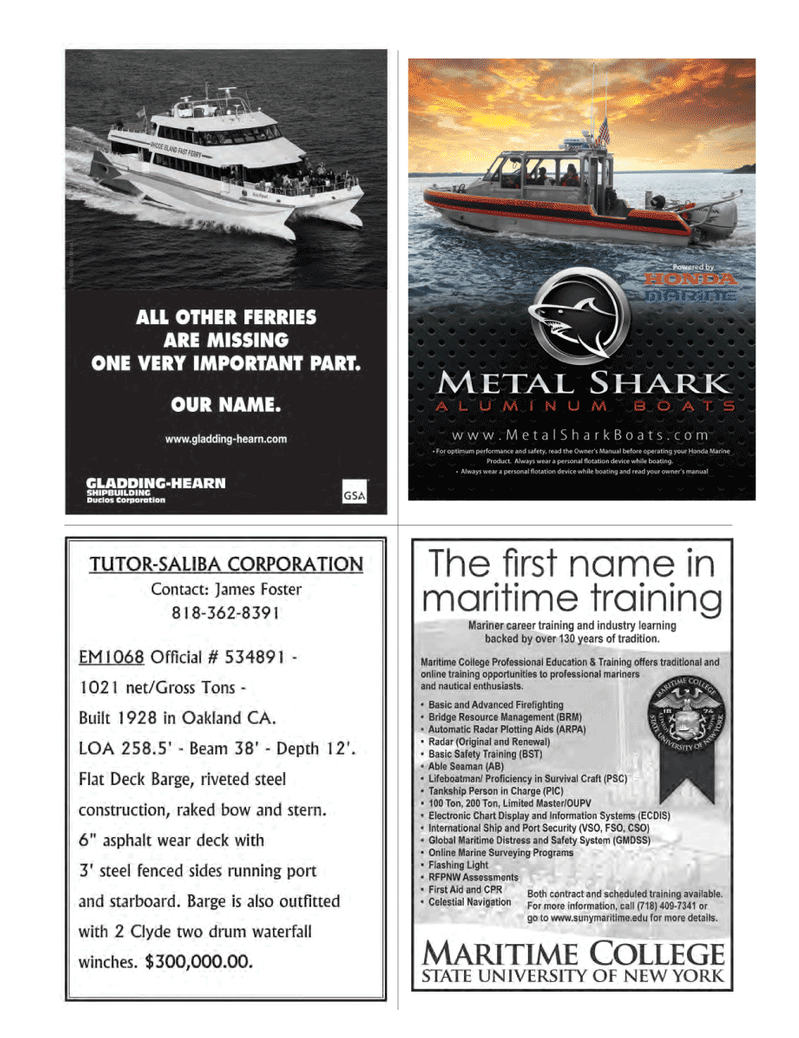 Marine News Magazine, page 47,  May 2013