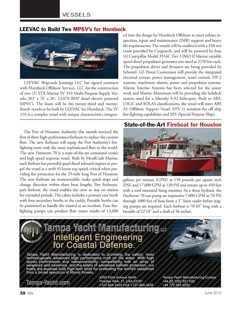 Marine News Magazine, page 30,  Jun 2013
