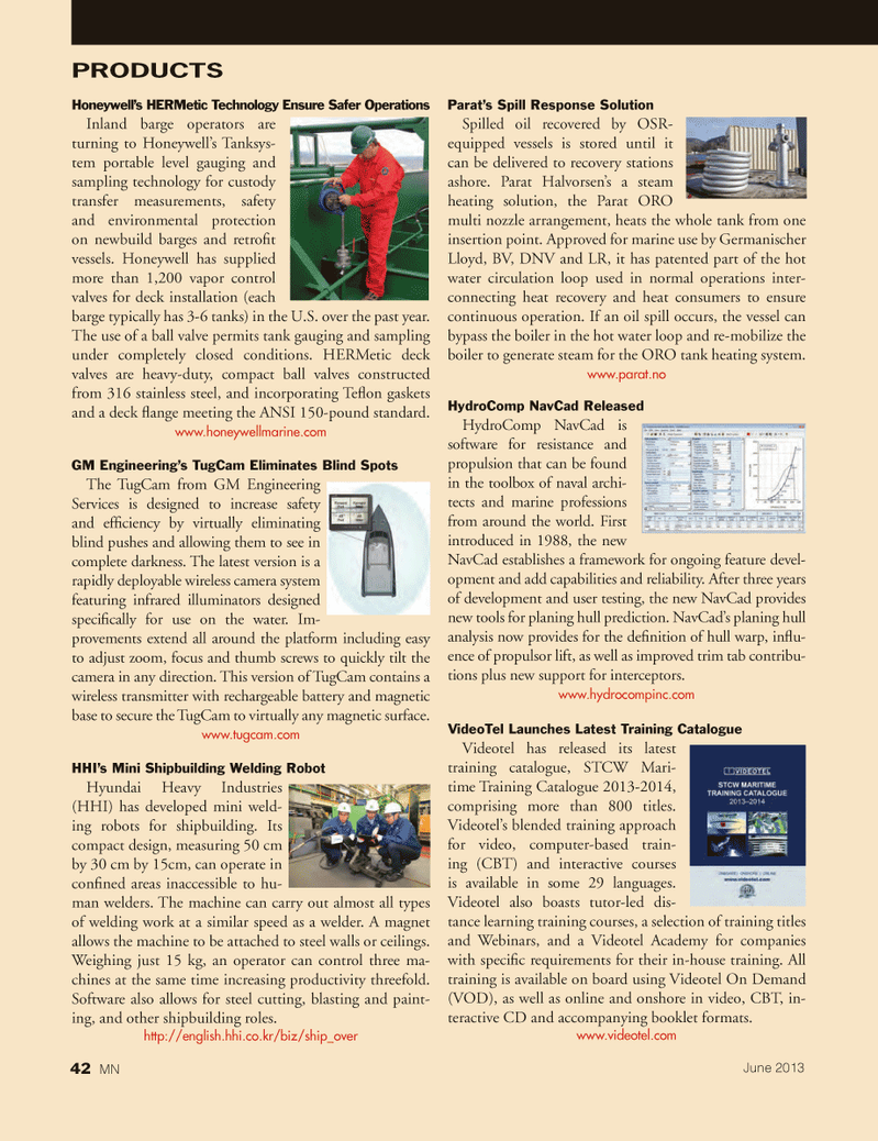 Marine News Magazine, page 42,  Jun 2013