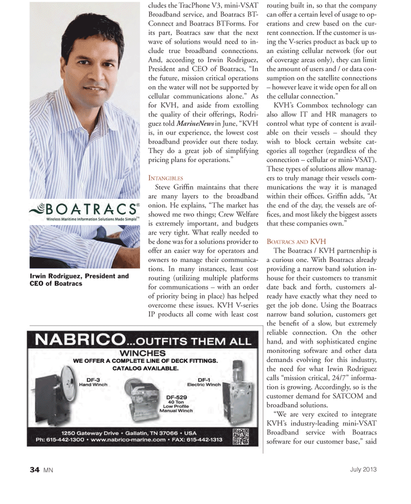 Marine News Magazine, page 34,  Jul 2013