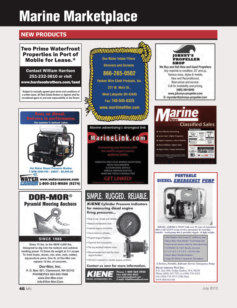 Marine News Magazine, page 46,  Jul 2013