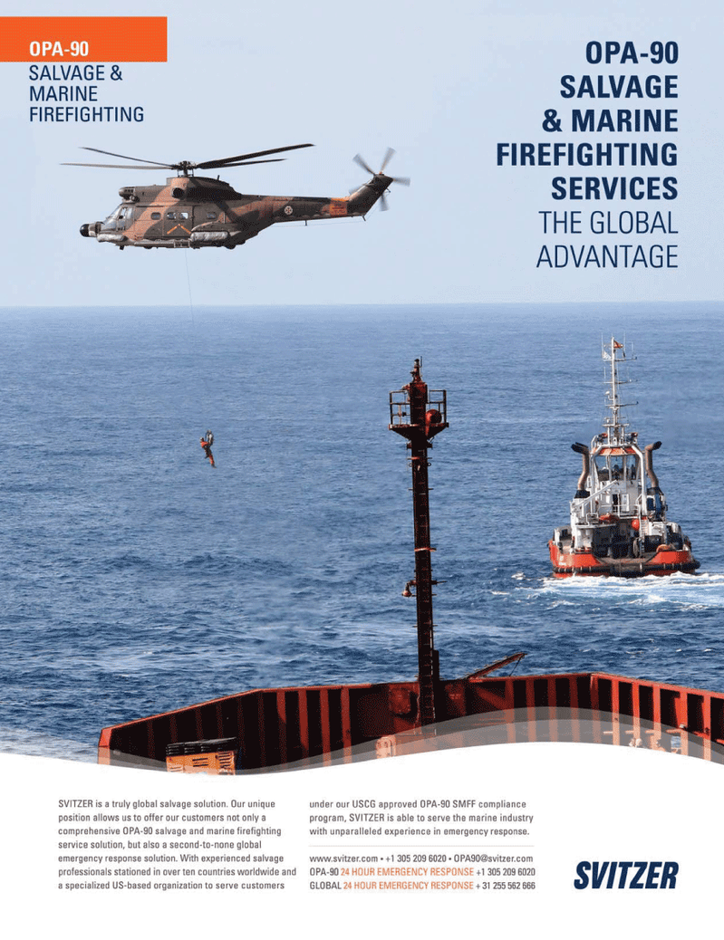 Marine News Magazine, page 2nd Cover,  Aug 2013