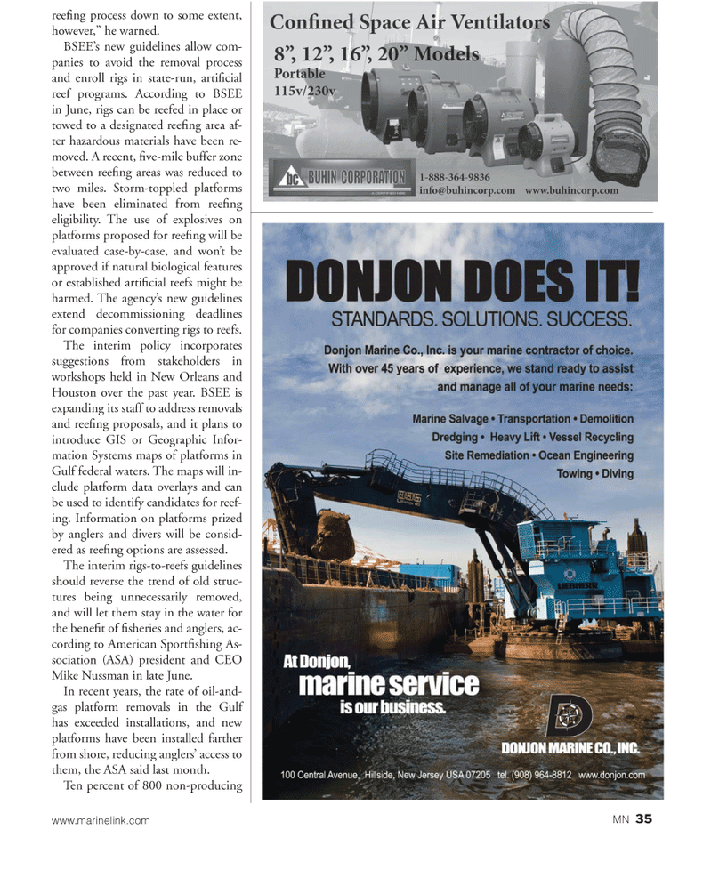 Marine News Magazine, page 35,  Aug 2013
