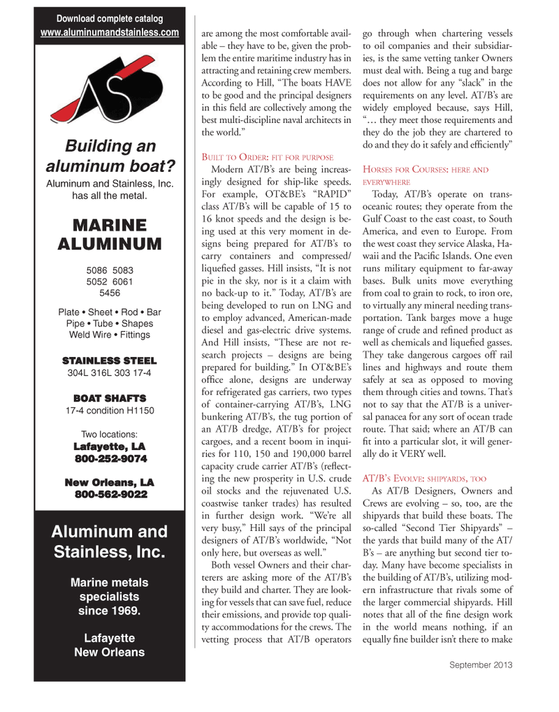 Marine News Magazine, page 108,  Sep 2013